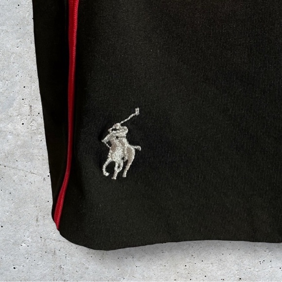 Ralph Lauren Tennis Pickle ball racket ball Golf Skort Skirt Black Red Trim Med - Picture 2 of 15